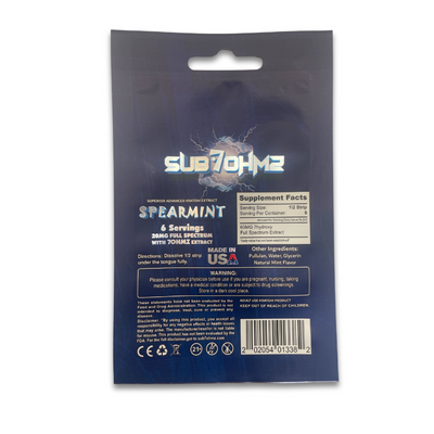 SUB7-OHMZ Spearmint Kratom Strips (20mg) Best Sales Price - Edibles