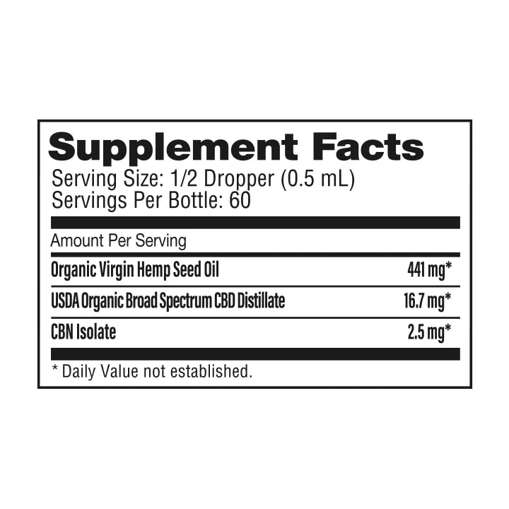 Nuleaf Naturals Deep Rest Broad Spectrum Oil