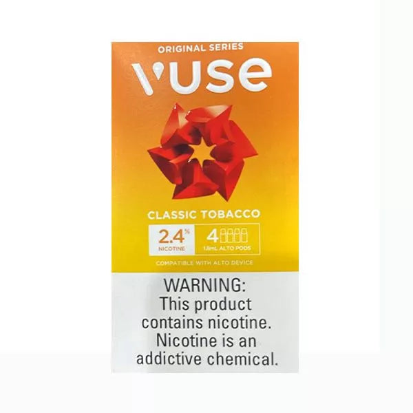Vuse Alto Classic Tobacco Replacement Pods 4 Pcs