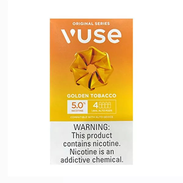 Vuse Alto Golden Tobacco Replacement Pods 4 Pcs