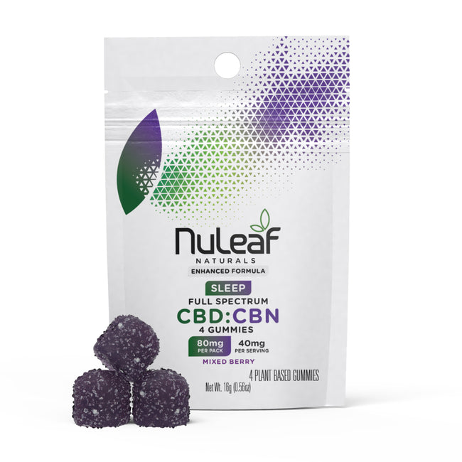 Nuleaf Naturals 4 Pack Gummy Packs