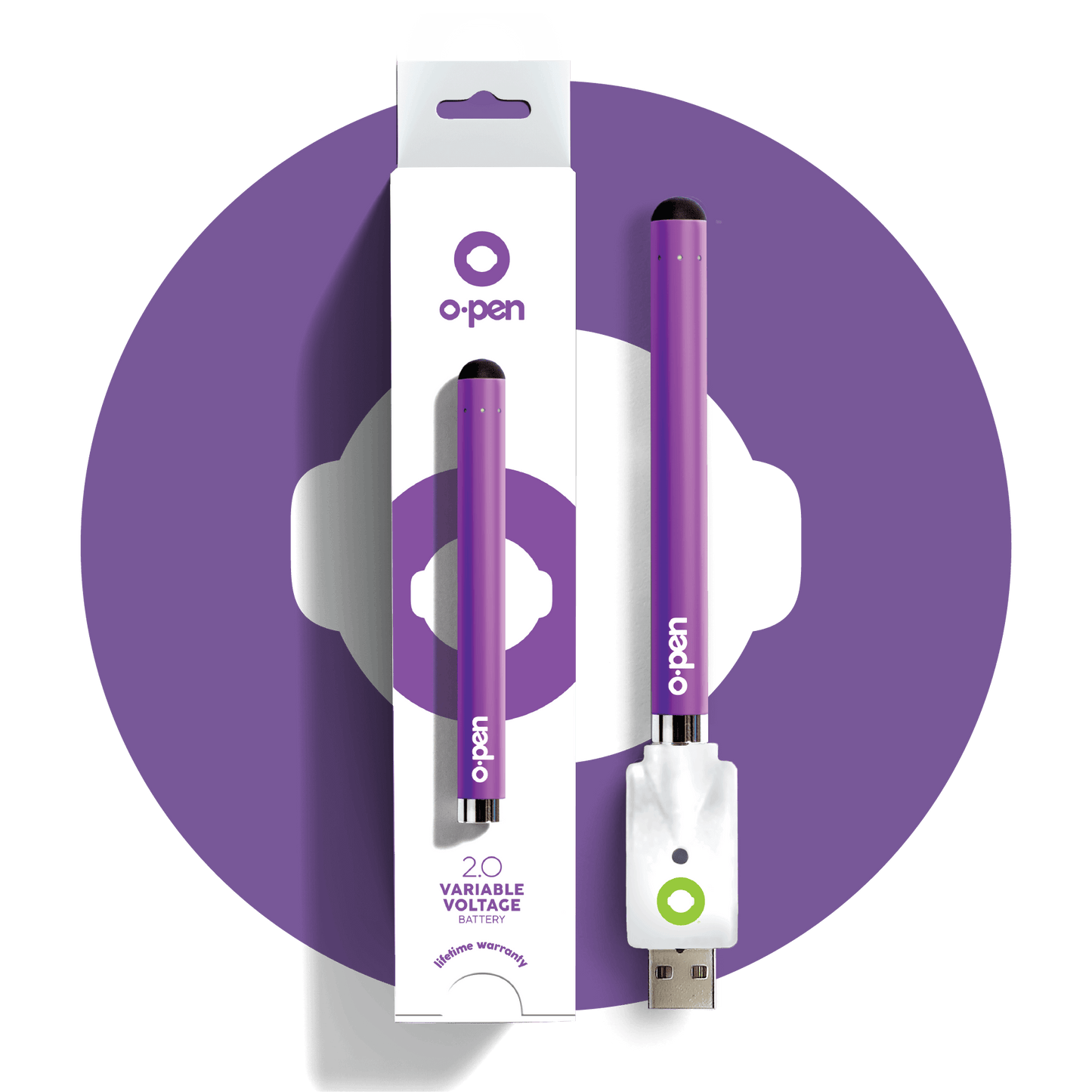O.pen 2.0 Variable Voltage Vape510-Battery Best Sales Price - Accessories