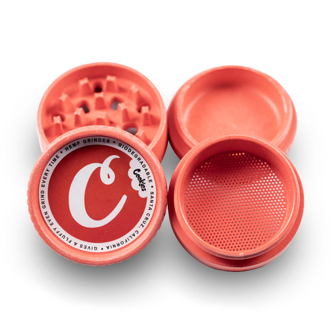 Santa Cruz Shredder Hemp 4 Piece "Cookies" Grinders