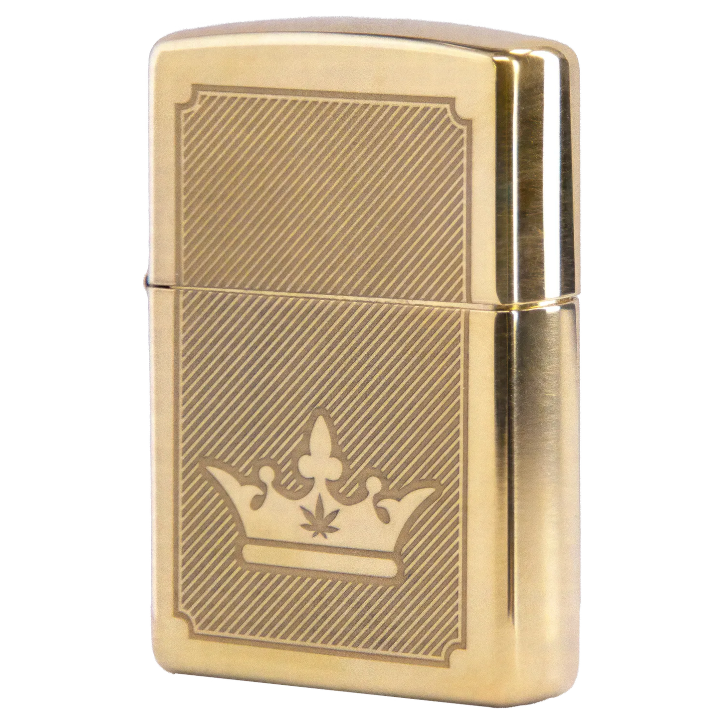 Queen of Bud Golden Lines of Triumph Zippo