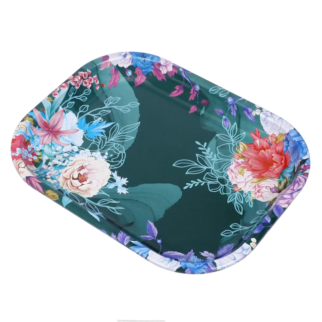 Famous Brandz Famous Design Floral Lush Rolling Tray