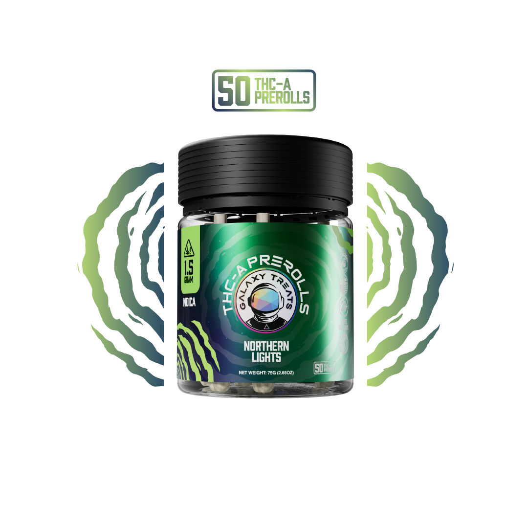 Galaxy Treats Northern Lights - 50ct THCA Preroll Jar