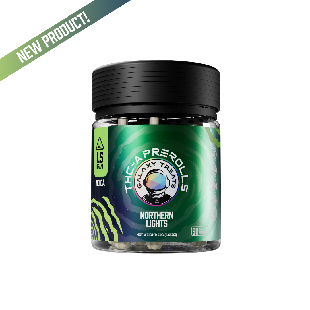 Galaxy Treats Northern Lights - 50ct THCA Preroll Jar