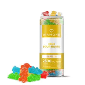 50mg CBD Isolate Sour Bears - Diamond CBD