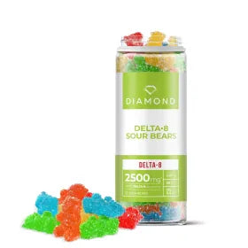 50mg Delta 8 Sour Bears - Diamond CBD