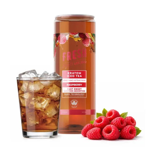 50mg Kratom Nano Iced Tea - Raspberry - Fresh