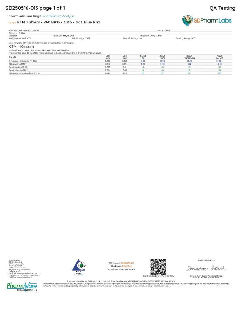 7Stax Premium 7-OH Kratom Alkaloid Tablets (750mg – 15 Count)