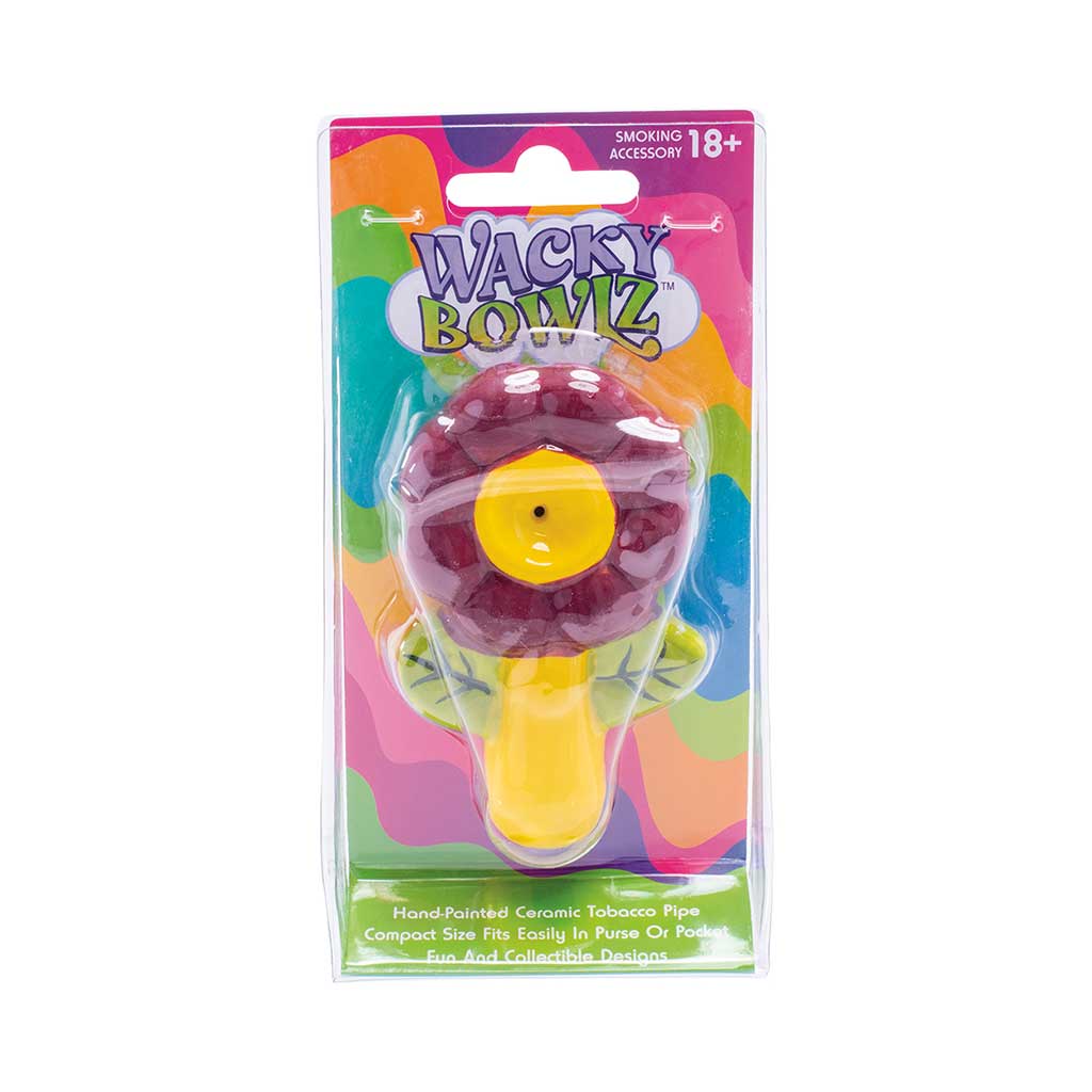 FLOWER CERAMIC PIPE - WACKY BOWLZ