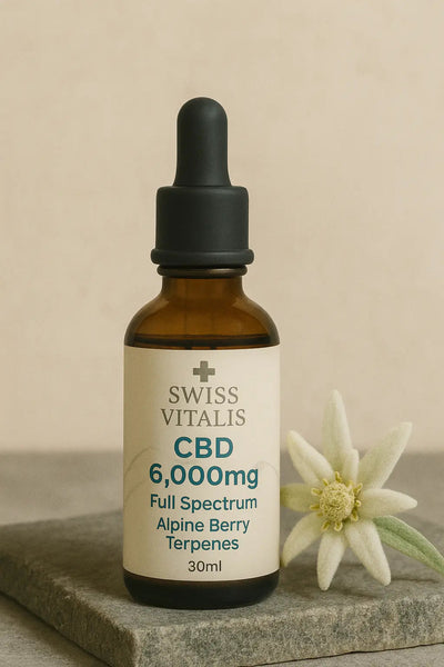 Swiss Vitalis CBD 6000mg – Full Spectrum Alpine Terpenes Best Sales Price - Tincture Oil