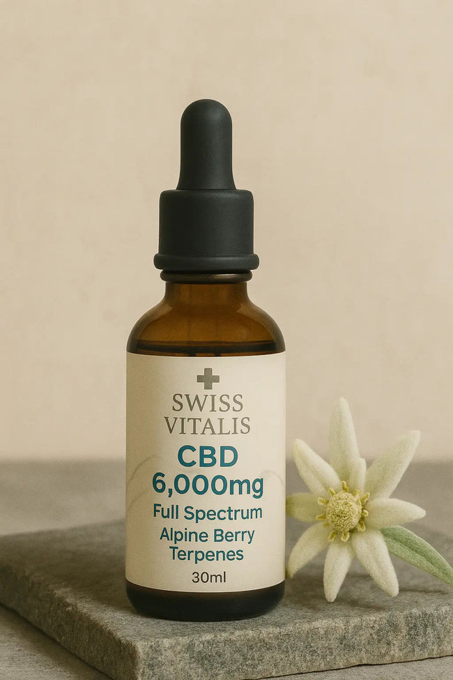 Swiss Vitalis CBD 6000mg – Full Spectrum Alpine Terpenes Best Sales Price - Tincture Oil