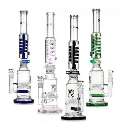 Phoenix Star 14 Inches Glycerin Perc Bong Best Sales Price - Bongs