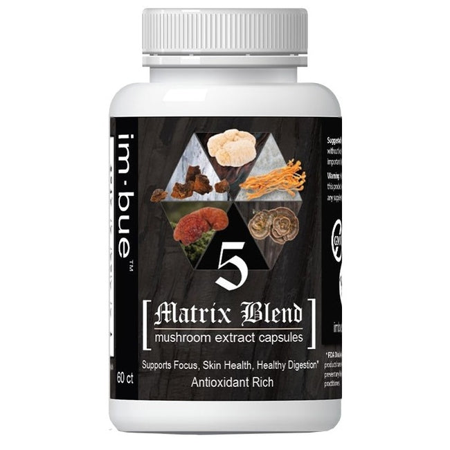 Imbue 5 Matrix Blend Functional Mushroom Capsules