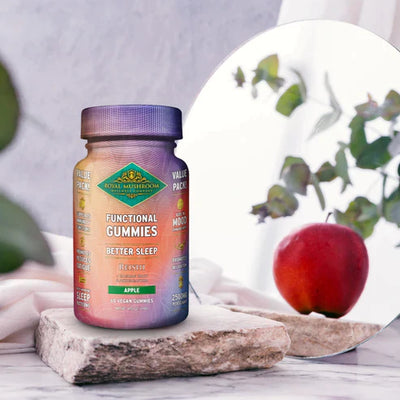 Royal Mushroom Better Sleep Reishi Gummies Apple Flavor Best Sales Price - Gummies