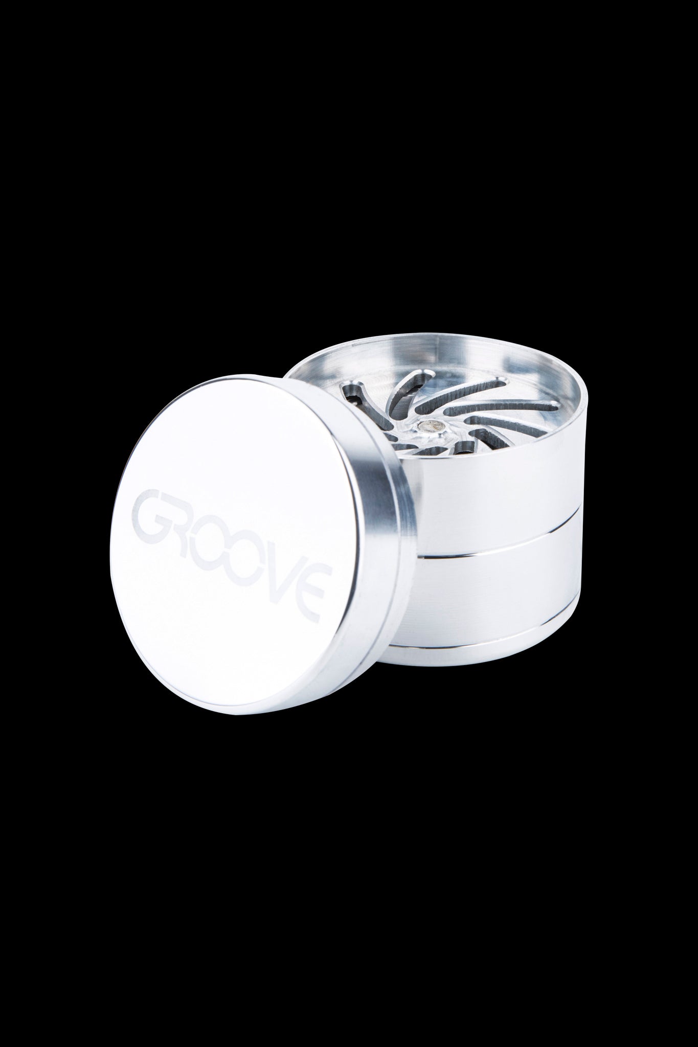 Aerospaced Groove 4-Piece Aluminum Grinders