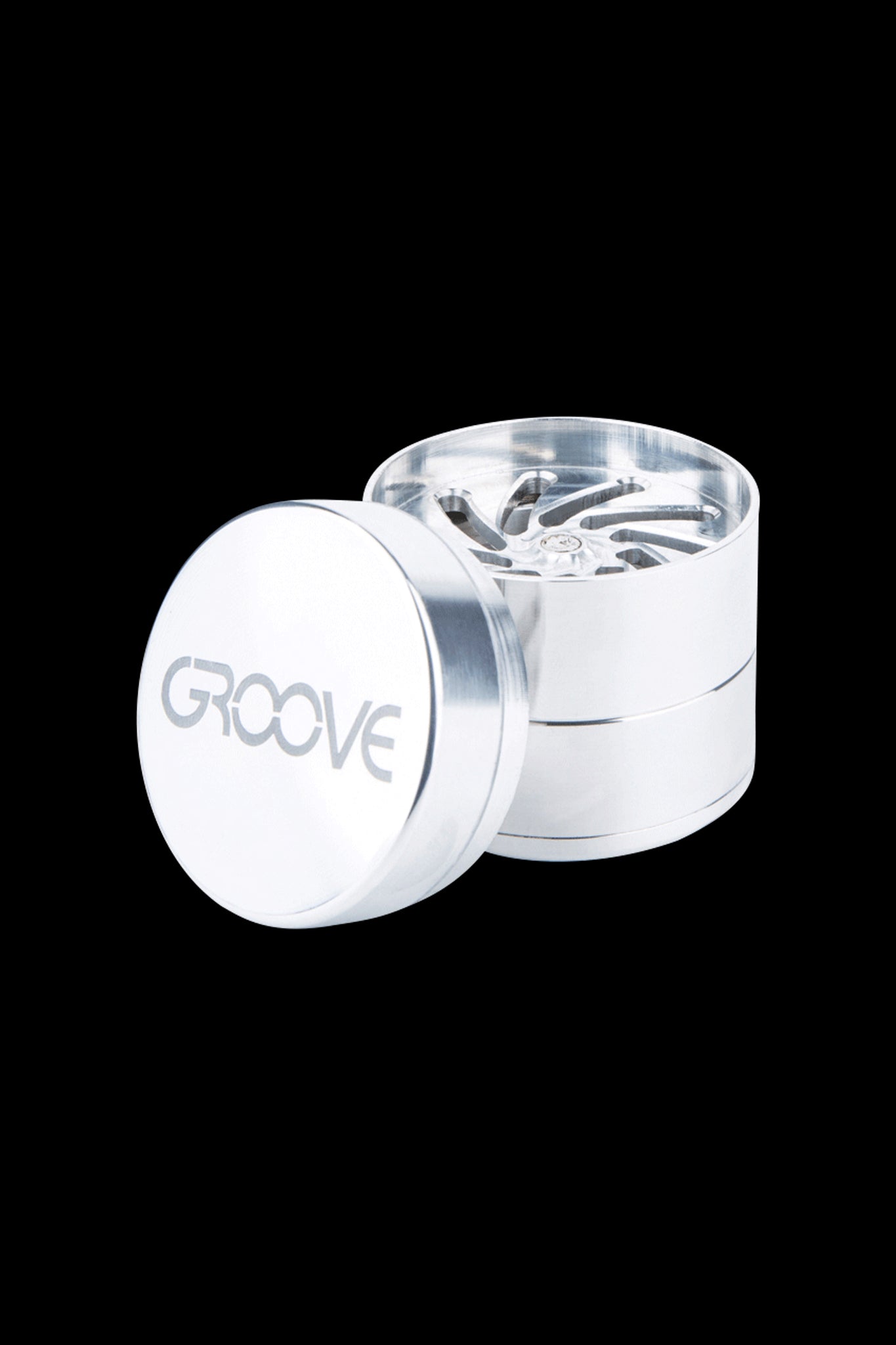Aerospaced Groove 4-Piece Aluminum Grinders