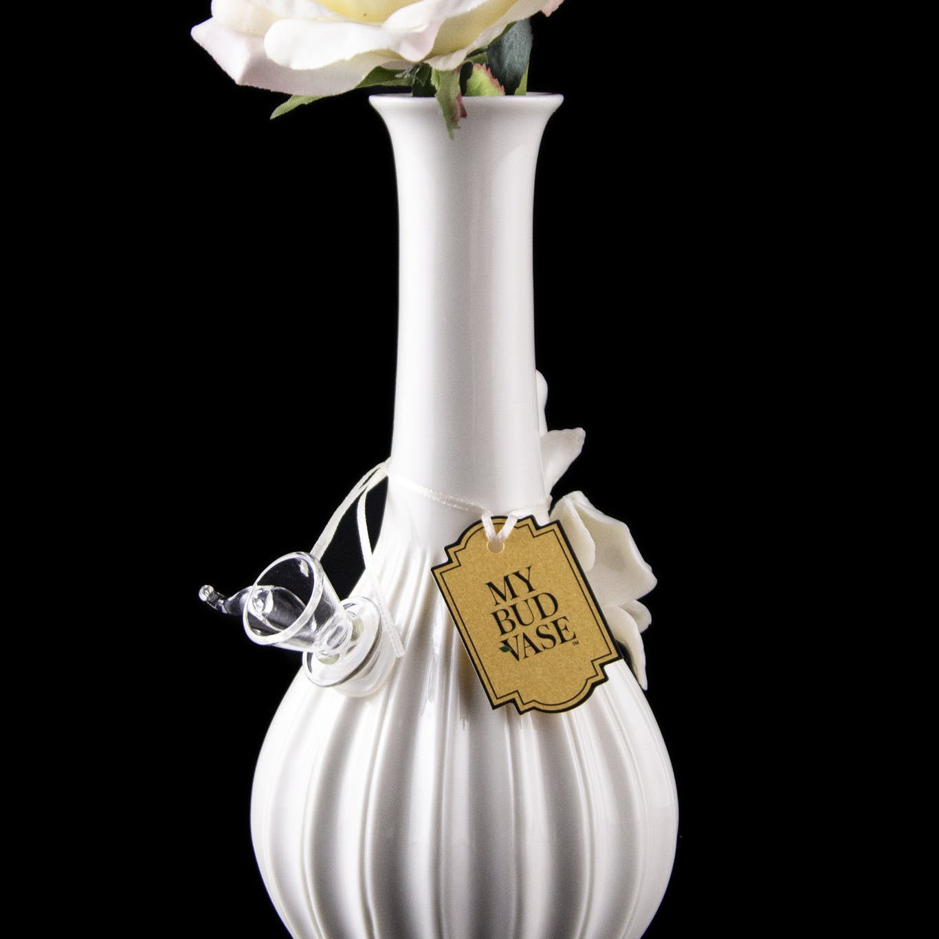 My Bud Vase Rose Porcelain Vase Bong