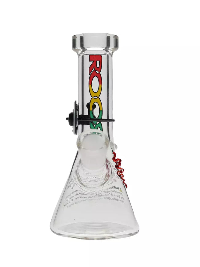 6″ ROOR Rasta 26x4mm Beaker Bong Best Sales Price - Bongs