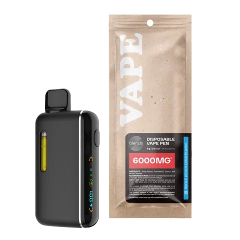 6000mg D9o Vape Pen - Green Crack - Sativa - 6ml - Blends by Fresh