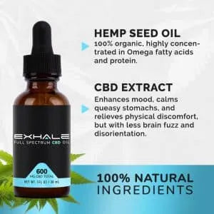 Exhale Full Spectrum CBD Oil