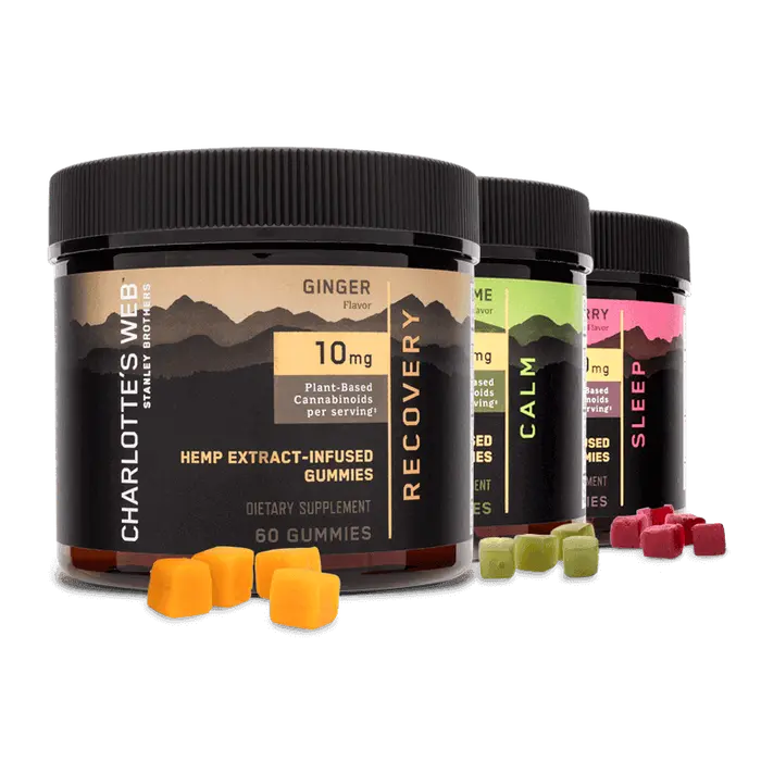 60CT CBD GUMMIES MIX PACK: Recovery, Sleep and Calm | Charlotte's Web Best Sales Price - Gummies