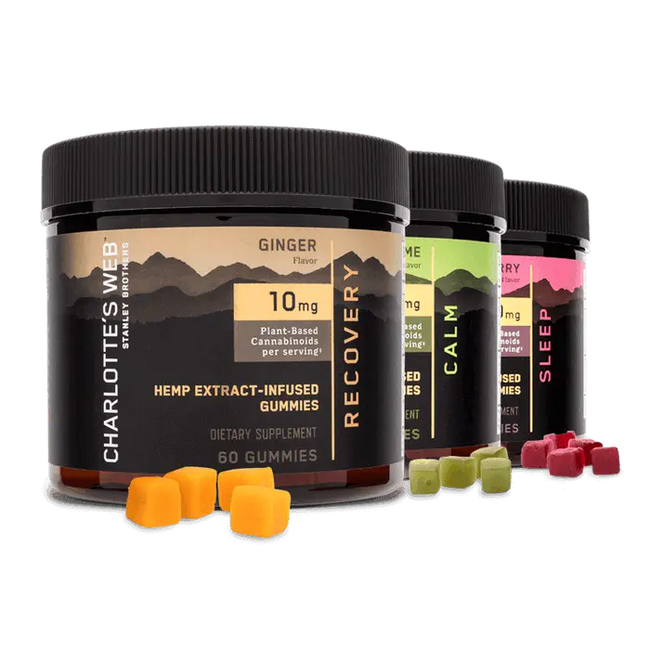 60CT CBD GUMMIES MIX PACK: Recovery, Sleep and Calm | Charlotte's Web Best Sales Price - Gummies