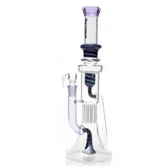 Phoenix Star 16 Inches Recycler Bong With Reinforced 8 Arms Pillar Perc & Showerhead Perc Best Sales Price - Bongs