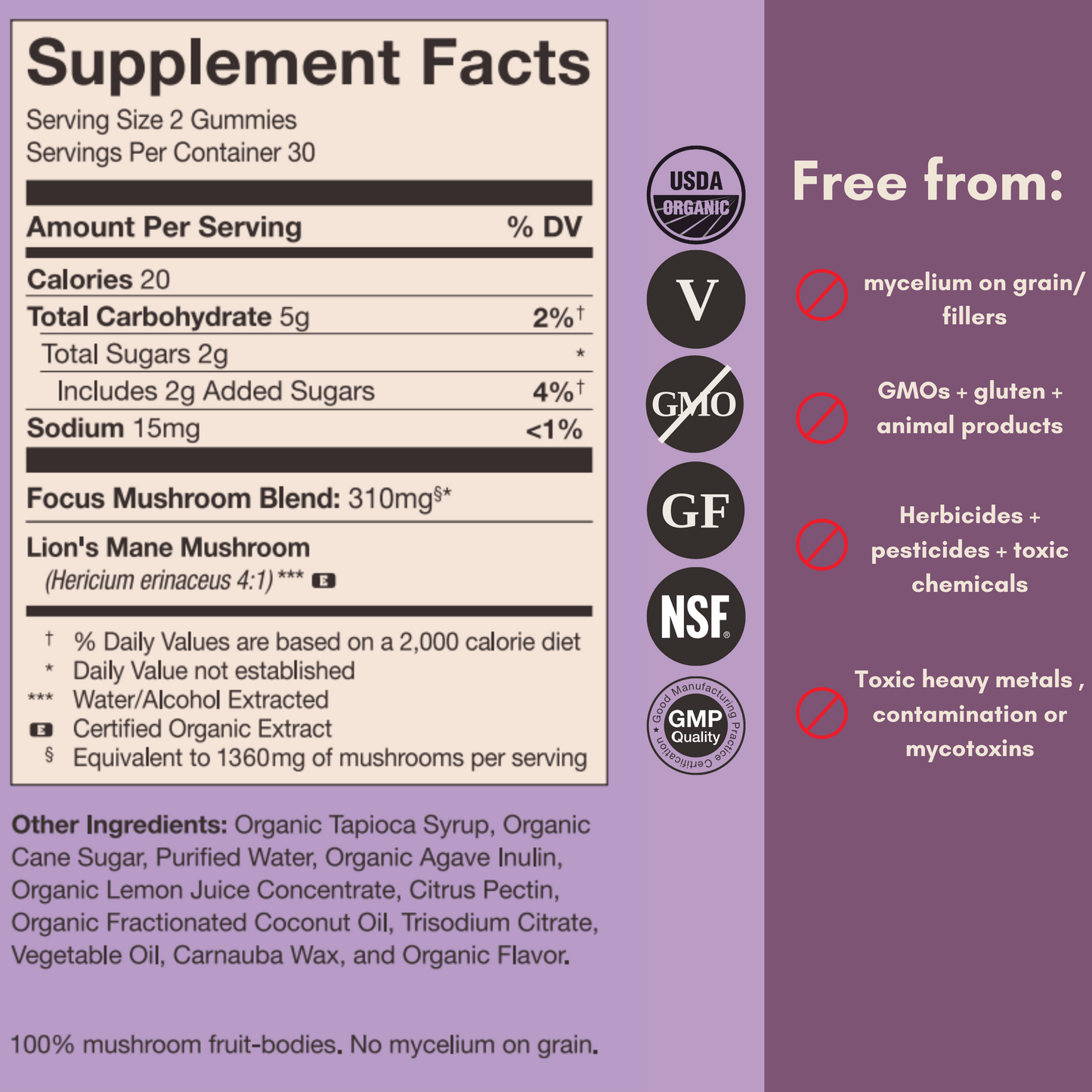 Mushroom Revival Focus Lion's Mane Gummies Best Sales Price - Gummies
