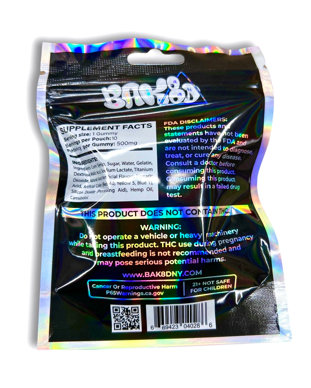 BAK8D Master Blend - THC-A - 5000mg 10CT Gummies Best Sales Price - Gummies
