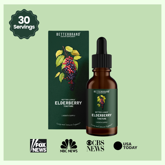 BetterLungs® Elderberry Tincture