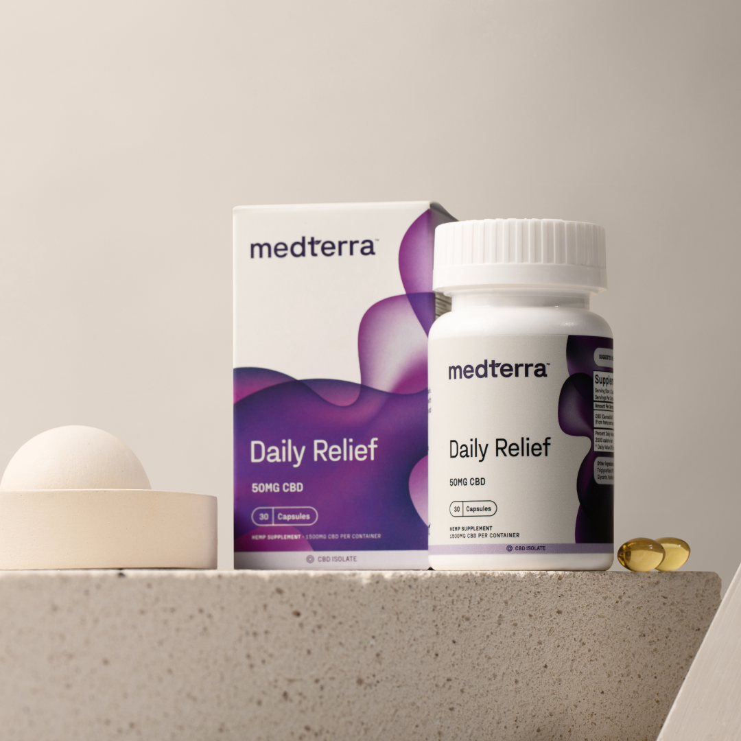 Medterra Daily Relief CBD Isolate Capsules