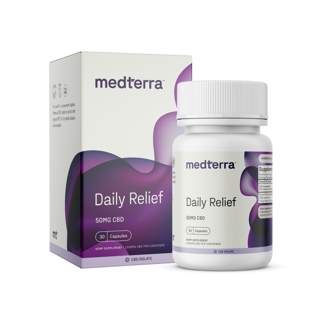 Medterra Daily Relief CBD Isolate Capsules