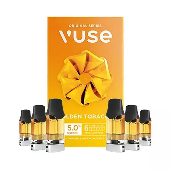 Vuse Alto Golden Tobacco Replacement Pods 6 Pcs