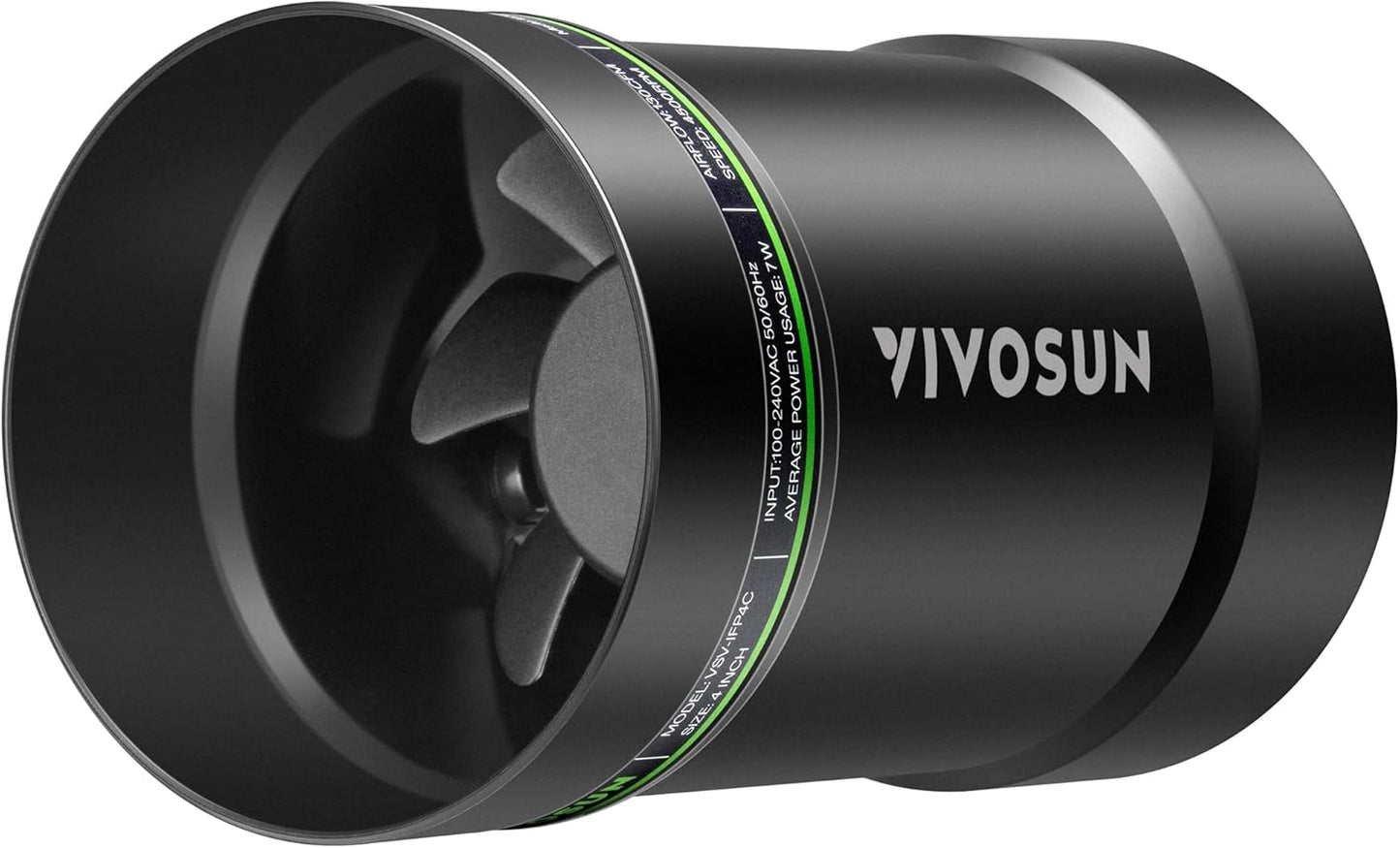 VIVOSUN 6” Inline Booster Duct Fan with Speed Regulator, 345 CFM Quiet Exhaust Fan for HVAC Ventilation in Grow Tents, Basements, Bathrooms, Kitchens, and Attics