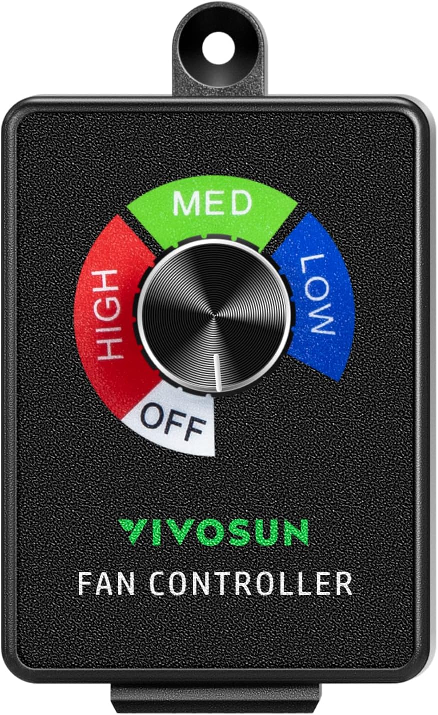 VIVOSUN Variable Fan Speed Controller, Speed Adjuster for Inline Duct Fan in Ventilation System