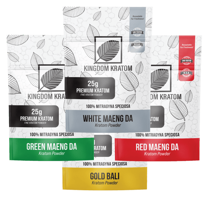Small Kratom Powder Sample Pack (4 25g Bags) Best Sales Price - Kratom