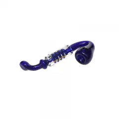 Phoenix Star 7.2 Inches Sherlock Pipe With Freezable Coil & 5-hole Screen Best Sales Price - Bongs
