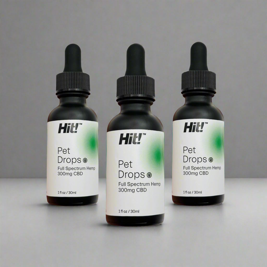 Hit! Drops for Pets Bundle - From Certified Organic Hemp Best Sales Price - CBD