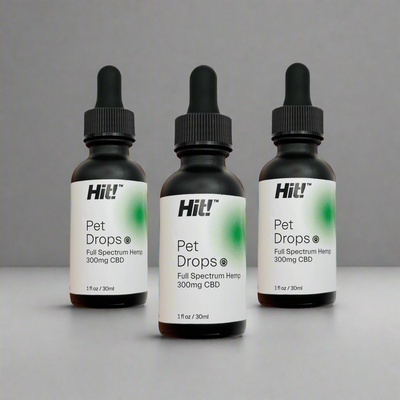Hit! Drops for Pets Bundle - From Certified Organic Hemp Best Sales Price - CBD