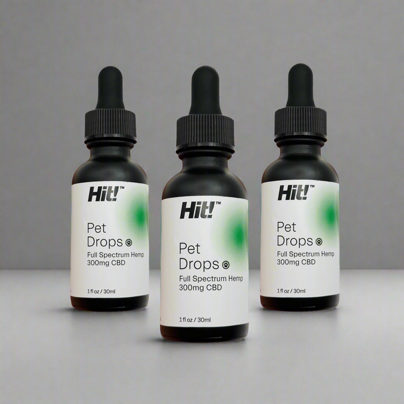Hit! Drops for Pets Bundle - From Certified Organic Hemp Best Sales Price - CBD