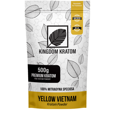 Kingdom Kratom Yellow Vietnam Kratom Powder Best Sales Price - Kratom