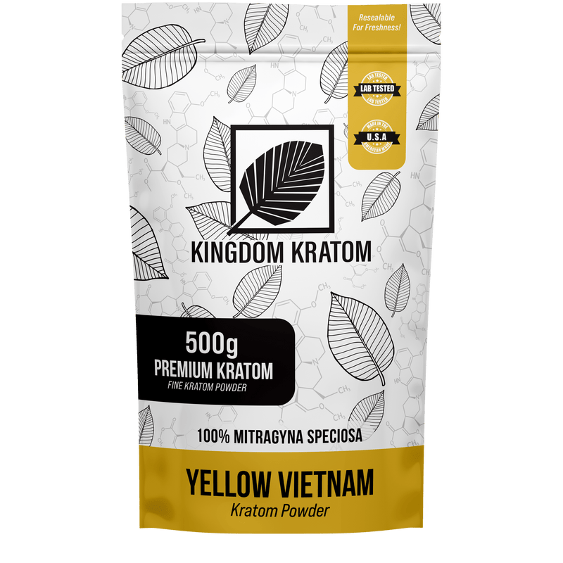 Kingdom Kratom Yellow Vietnam Kratom Powder Best Sales Price - Kratom