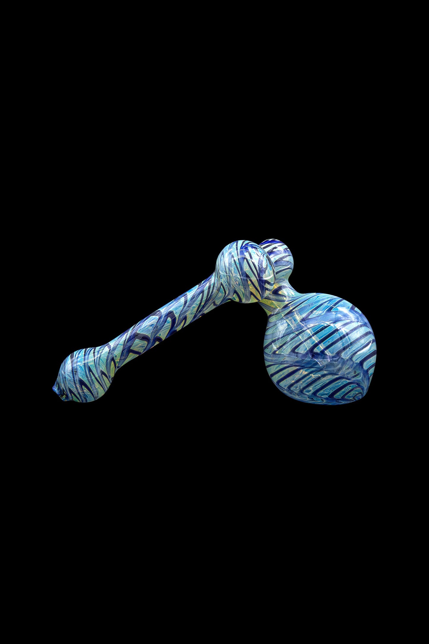LA Pipes Fumed Sidecar Bubbler Pipe - The Colored Sidecar