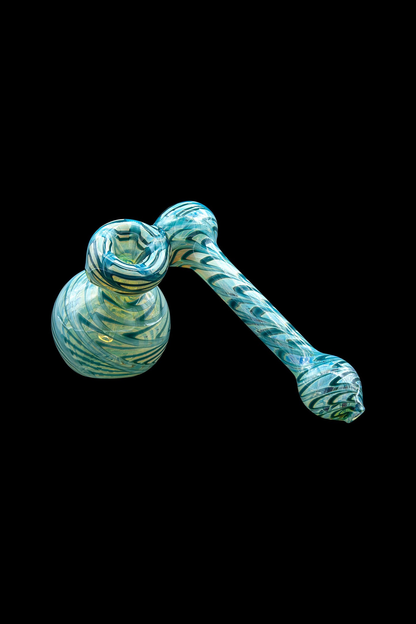 LA Pipes Fumed Sidecar Bubbler Pipe - The Colored Sidecar