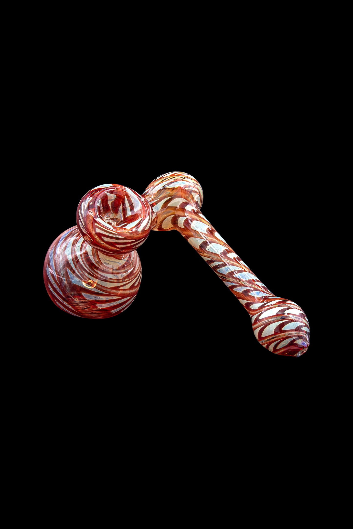 LA Pipes Fumed Sidecar Bubbler Pipe - The Colored Sidecar