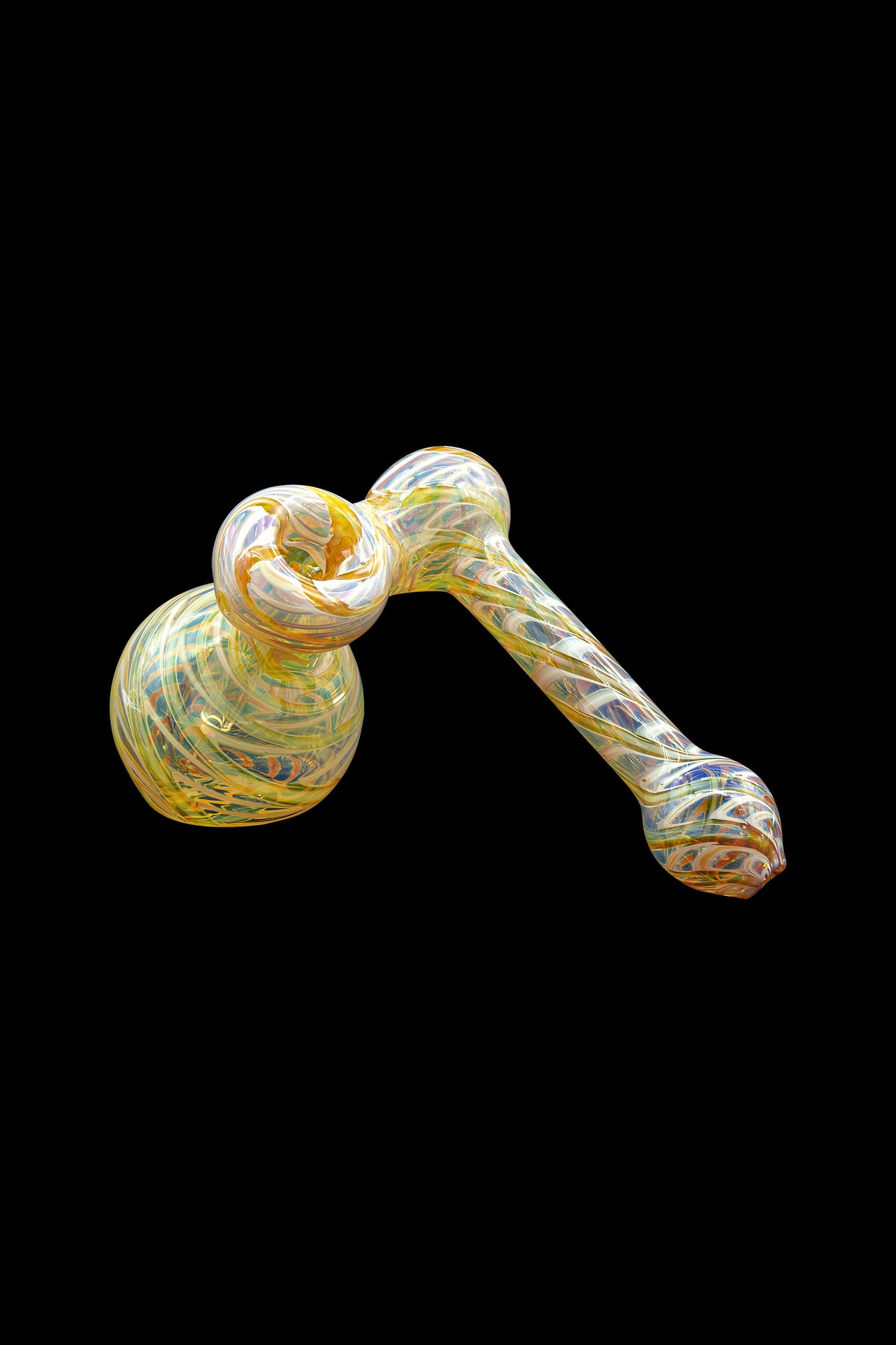 LA Pipes Fumed Sidecar Bubbler Pipe - The Colored Sidecar