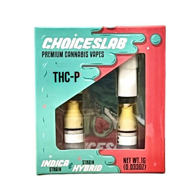 Choices Lab - Live Resin THC-P Carts - 1g - 2 in 1 Device